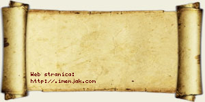 Jasmina Goranović vizit kartica